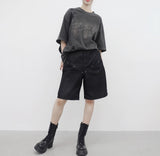 (Unisex) Defne Lettering Boxy T-shirt
