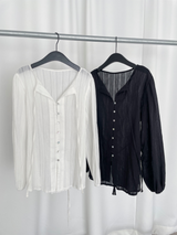 opening button blouse