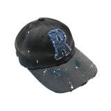 sun bleach denim logo ball cap (denim)