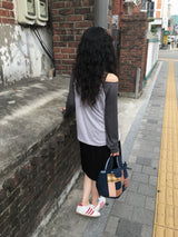 Double-Button Skirt