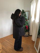 [Unisex] キルケットバンディングリベットブラッシュドトレーニングパンツ