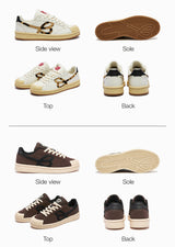 HBD New “Little Bangs” Cookie Shoes – Shell-Toe Casual Shoes