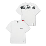ノンエッセンシャル セミオーバーサイズTシャツ Black/ White