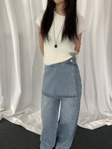 Juki Angora Short-Sleeve Knit Top