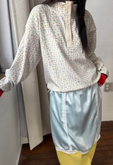 レースサテンスカート