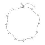[1053] Bell Stick Necklace
