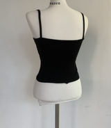 hikomi lettering y2k Top (black)