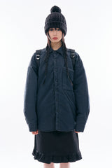 Eric fade washed padded shirt