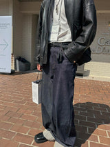 [Premium] ASCLO Roll Up Raw Denim Pants (2color)