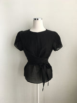 Saseon wrap blouse