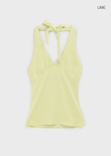 [MADE] Eki String Halter Sleeveless Top