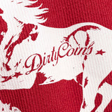 DirtyCoins ホースパワーニットセーター レッド
