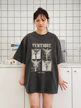 VENTIQUE Pigment Dark Angel T-shirt 3color