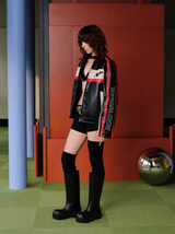IN STOCK | PADDED MOTO JACKET – BLACK