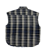 No.1169 VTG チェックシャツベスト