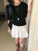 Draw Balloon Belt SET Banding MIni Skirt