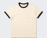Essential Standard Short Sleeve Ringer T-shirt Cream