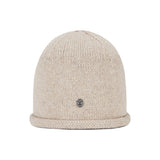 VA Curved Oval Metal Roll-Up Beanie / Oatmeal