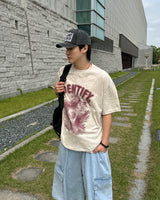 デンティグラフィックショートスリーブTシャツ