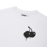 メルティングチェリーピグメントウォッシングTシャツ [WHITE]