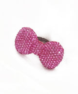 pink ribbon cubic ring
