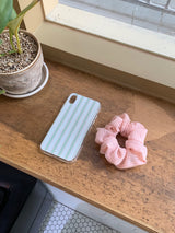 [MADE] stripe case jellhard case (mute green)