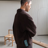 Weave trucker jacket / Brown