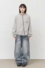 Third Coating Wide Denim