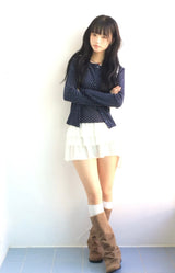Round Pick Dot Cardigan