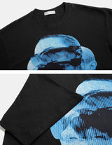 シルエットハーフスリーブTシャツ