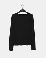 パットドットレイヤードロングスリーブTシャツ