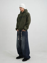 Rope baggy balloon darkblue jean