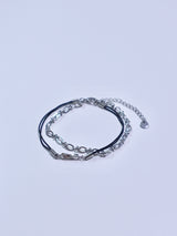 All surgical seel new wave layered string bracele