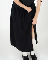 Roof tile Dress - Black
