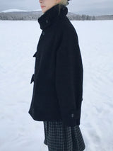 Blended Neck Bijou Line Short Coat (3c)