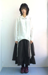 Layered Cut Shaped Skirt