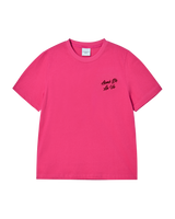 25FW WOMAN スクリプトロゴプリント半袖Tシャツ