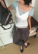 FOLDING CARGO BERMUDA PANTS (2color)