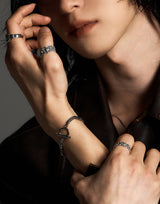 [2149] Toggle Circle Chain Bracelet