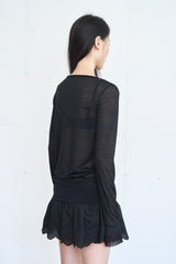 Hook Henry Neck Long Sleeve (Black)