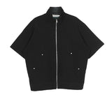 No.0758 K point half KNIT ZIP-UP (6color)