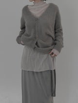 Mesh see-through polar long-sleeve tee
