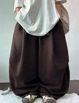 KNEE TWOTUCK BALLOON KEY RING LONG PANTS 🤎🩶🖤🤍💚6COLOR