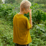 Sewing stuff half T-shirts / Mustard