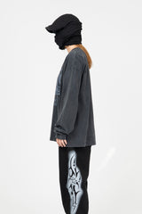 Rhode in Black Washed Long Sleeve T-Shirt