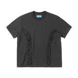 Moses Frill Tee - Charcoal