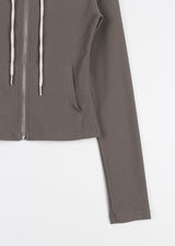 RIB SLIM HOOD ZIP-UP
