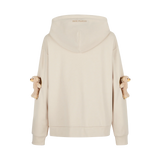 13DE MARZO Doozoo Hollow Heart Zip Hoodie