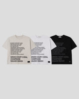 Coral Lettering Short Sleeve T-Shirt