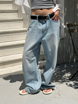 [Unisex] Cloud wide denim pants